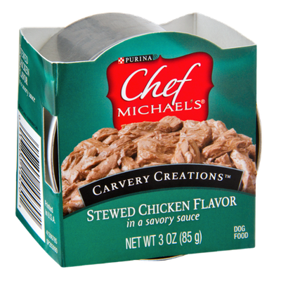 Purina Chef Michaels Carvery Creations Stewed Chicken Flavor Dog Food