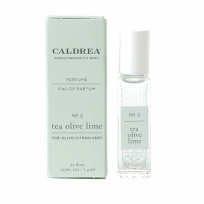 Caldrea Perfume Rollerball, Tea Olive lime, .25 fl oz