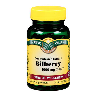 SPRING VALLEY BILLBERRY 1000MG