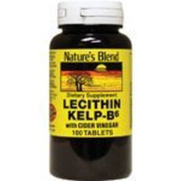 Nature's Blend Lecithin Kelp-B6 with Cider Vinegar 100 Tabs
