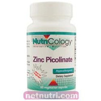 Allergy Research nutricology Zinc Picolinate 60 Caps by Nutricology/ Allergy Research Group