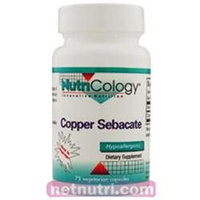 Allergy Research nutricology Copper Sebacate 75 Caps by Nutricology/ Allergy Research Group
