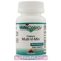 Nutricology - Children's Multi-Vi-Min - 150 Vegetarian Capsules