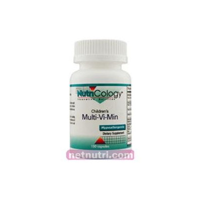 Nutricology - Children's Multi-Vi-Min - 150 Vegetarian Capsules