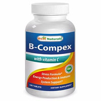 Best Naturals B-Complex with Vitamn C 180 Tablets