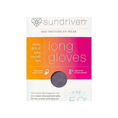 Sundriven Long Touchscreen Friendly Gloves, M/L, Graphite, 1 ea