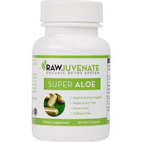 Raw Green Organics - RawJuvenate - Super Aloe - Gastrointestinal Support - 45 Plant Capsules