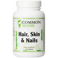 Common Sense Hair Skin and Nails Formula Tablets, 90 Count
