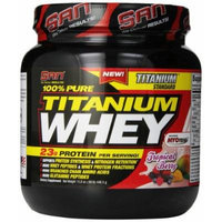 SAN 100% Pure Titanium Whey Supplement, Tropical Berry, 1 Pound