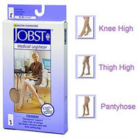Jobst 115639 Opaque Open Toe Knee Highs 30-40 mmHg - Size & Color- Silky Beige MEDIUM PETITE