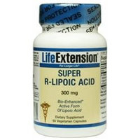 Life Extension Super R-Lipoic Acid, 300mg, Vegetarian Capsules