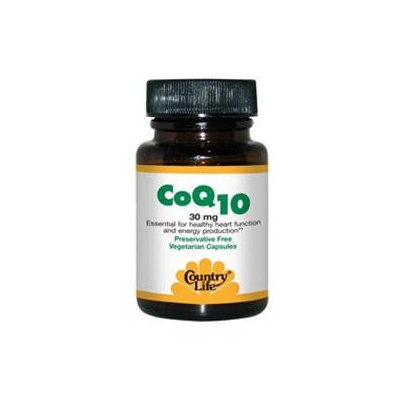 Coenz Q10 30mg C 60 Vcap By Country Life Vitamins (1 Each)
