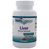 Nutricology 0524512 Liver Organic Glandular - 125 Vegetarian Capsules