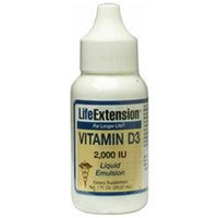 Life Extension Vitamin D3 - 2000 IU - 1 fl oz