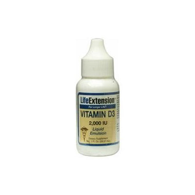 Life Extension Vitamin D3 - 2000 IU - 1 fl oz