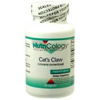 NutriCology Cat's Claw - 60 Vegetarian Capsules