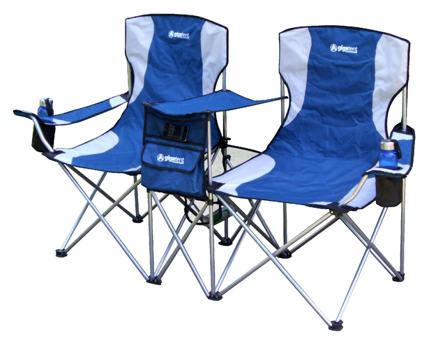 Gigatent GigaTent Side-By-Side Double Camp Chair - Blue