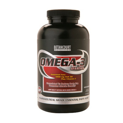 Betancourt Nutrition Omega-3 EFA-Stack 1000mg Fish Oil plus Vitamin E