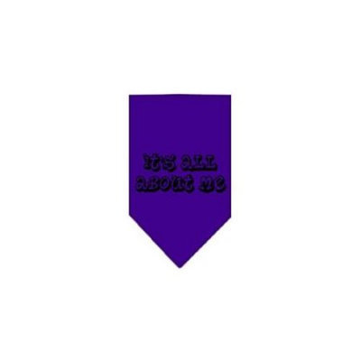 Ahi It's All About Me Screen Print Bandana Purple Large