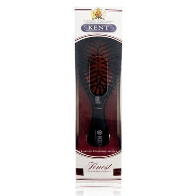 Kent Brushes Oval Porcupine Cushion Hairbrush, Ruby CSMS, Small, 6 Ounce