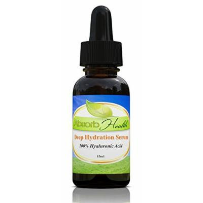 Hyaluronic Acid Serum , 100% Pure Strongest Dose , Collagen Booster Anti-Aging ,Top Wrinkle Remover Recommended by Dermatologists , 1/2oz. 1oz. and 2oz. , HA 100 (1oz)
