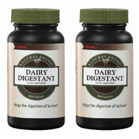 GNC Natural Brand Dairy Digestant - 2 Bottles each of 240 Count