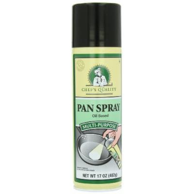 Chef's Quality Multipurpose Oil Pan Spray, 17 Ounce (Pack of 6)