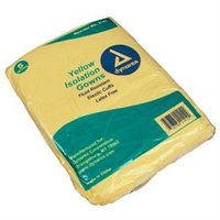 Dynarex 2141 Isolation Gown Yellow with Full Back