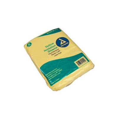 Dynarex 2141 Isolation Gown Yellow with Full Back