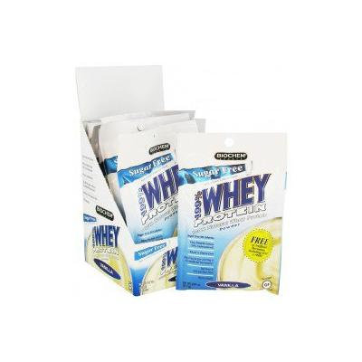 BIOCHEM 100% WHEY PROT,VAN,SF,GF, 10/.84OZ