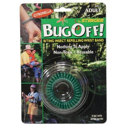 Bug Off! Adult Biting Insect Repelling Wrist Band