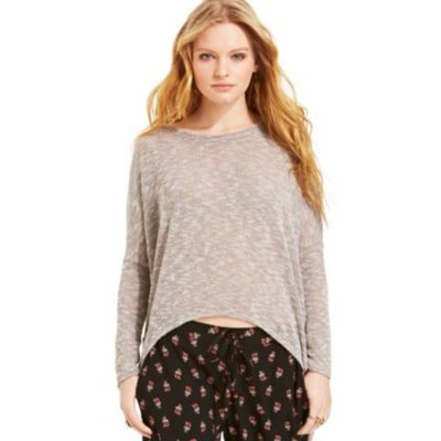 aeropostale American Rag Dolman-Sleeve High-Low Knit Top