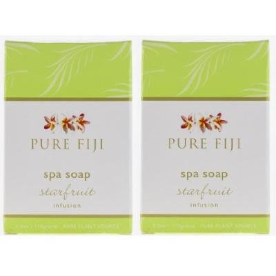 Pure Fiji Spa Soap, Starfruit, 2 Pack