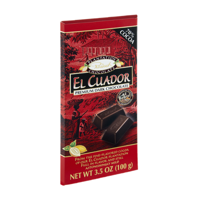 Rausch El Cuador 70% Cocoa Premium Dark Chocolate Bar