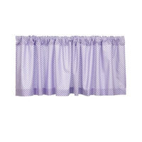 Glenna Jean Fiona Window Valance in White/Purple
