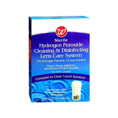 Walgreens Sterile Hydrogen Peroxide Cleaning & Disinfecting Lens Care System