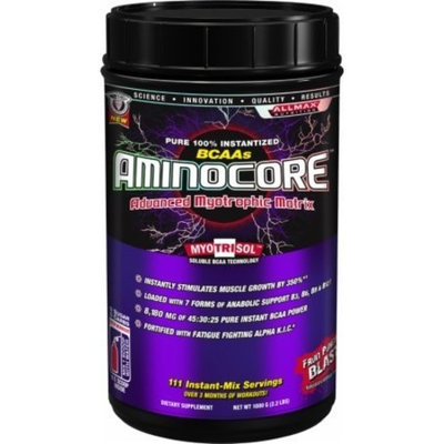 ALLMAX Nutrition AminoCore Advanced Myotrophic Matrix Fruit Punch Blast -- 2.2 lbs