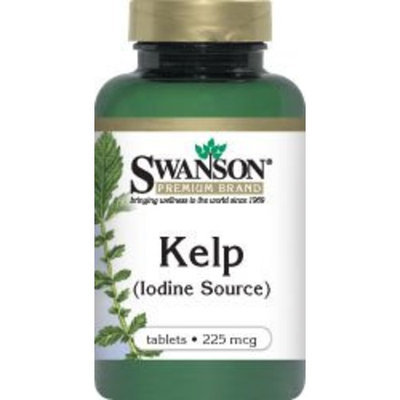 Swanson Premium Kelp (Iodine Source) 225 mcg 250 Tabs