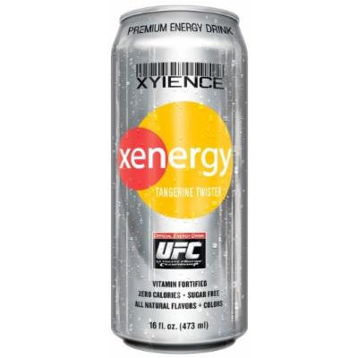 Xyience Xenergy Drink - 12 - 16 Fl. Oz. Cans - Tangerine