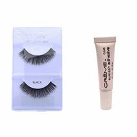 6 Pairs Crème 100% Human Hair Natural False Eyelash Extensions Black #20 Dark Full Lashes