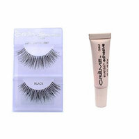 6 Pairs Crème 100% Human Hair Natural False Eyelash Extensions Black #747L Long Full Natural Lashes