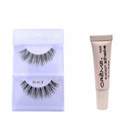 6 Pairs Crème 100% Human Hair Natural False Eyelash Extensions Black #415 Natural Long Lashes