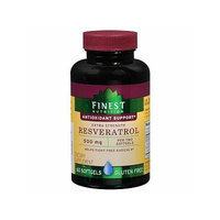 Finest Nutrition Resveratrol 500mg Softgels 60 ea