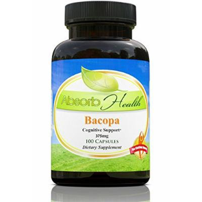 Bacopa Monniera , 375mg , 10:1 Extract 100 Capsules , Memory and Learning Supplement , Himalaya Brahmi