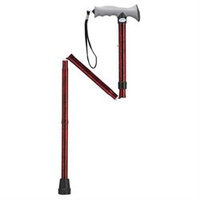 Drive Medical Lightweight Adjustable Folding Cane Gel Grip 10370RC