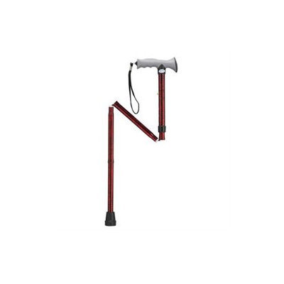 Drive Medical Lightweight Adjustable Folding Cane Gel Grip 10370RC