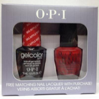 SPF27 Big Apple Red N25 Opi Gelcolor Uv Gel Polish with Free Matching Nail Lacquer 0.5floz