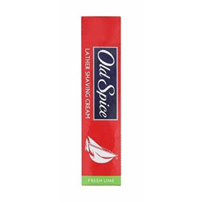 Old Spice Lather Shaving Cream - Fresh Lime Shulton - 70 Gm