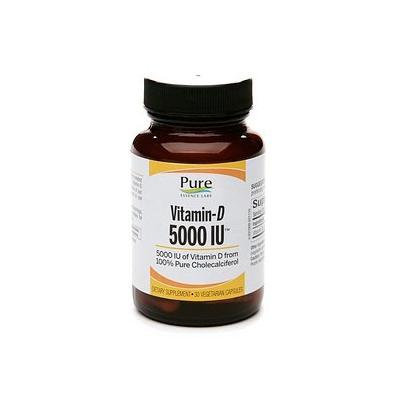 Pure Essence Labs Vitamin D 5000IU, Caplets 30 ea