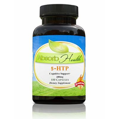 5-HTP , 100mg , 100 Capsules , Mood and Appetite Support Supplement , Relieve Anxiety
